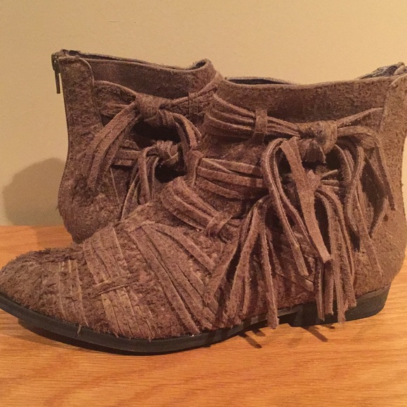 Free People Shoes Free People Distress Suede Decades Boots Eu 37 7 Poshmark